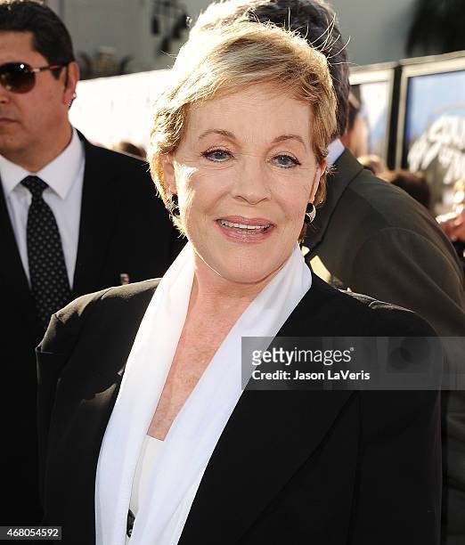 Actress Julie Andrews attends the 2015 TCM Classic Film Festival opening night gala and the 50th anniversary of "The Sound Of Music" at TCL Chinese...