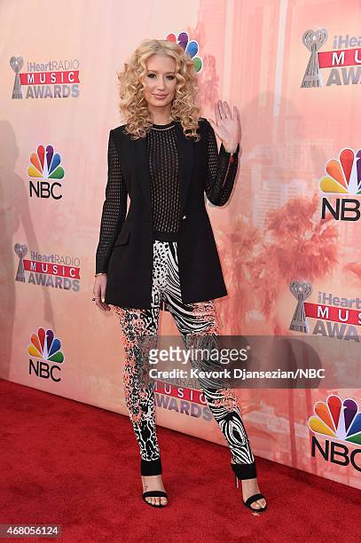 IHEARTRADIO MUSIC AWARDS -- Pictured: Recording artist Iggy Azalea arrives at the iHeartRadio Music Awards held at the Shrine Auditorium on March 29,...