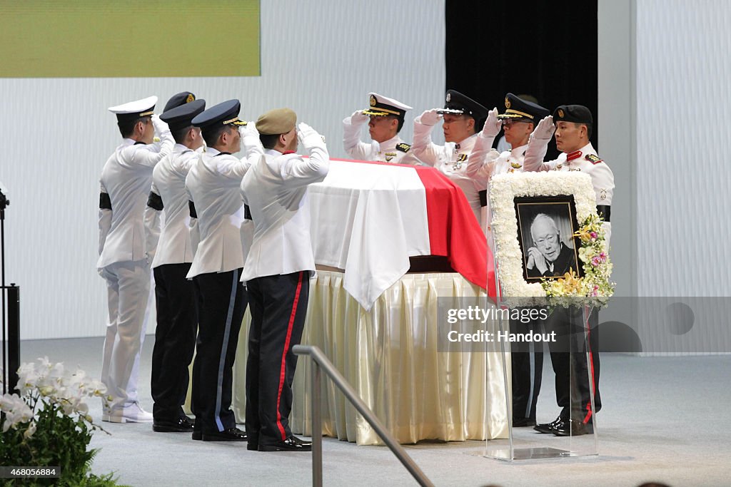 The Funeral Of Former Singaporean Prime Minister Lee Kuan Yew