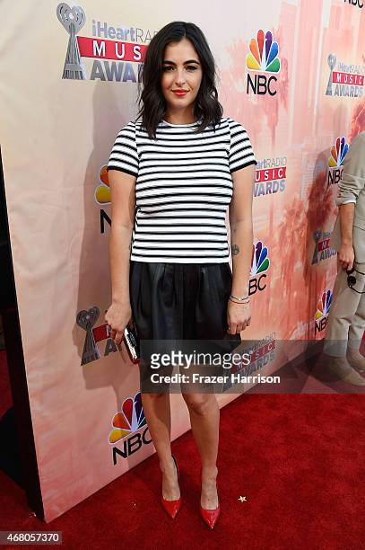 Actress Alanna Masterson attends the 2015 iHeartRadio Music Awards which broadcasted live on NBC from The Shrine Auditorium on March 29, 2015 in Los...