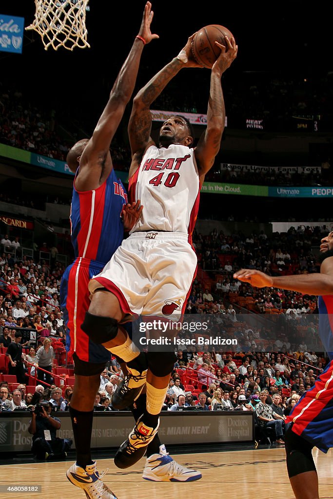 Detroit Pistons v Miami Heat