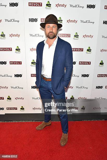 Actor Martin Henderson attends the screening of "Red Road" at the 2015 Atlanta Film Festival at The Plaza Theatre on March 29, 2015 in Atlanta,...