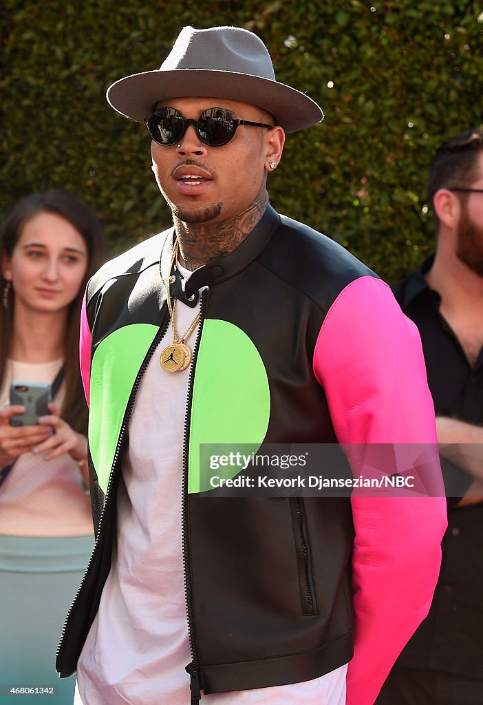 NBC's "2015 iHeartRadio Music Awards" - Arrivals Behind the Line