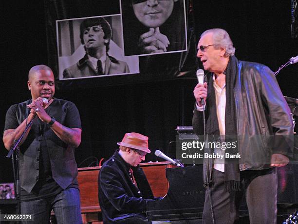 Danny Aiello and Hasan attend NYCFab50 Presents America Celebrates The Beatles at Town Hall on February 8, 2014 in New York City.