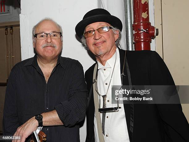 Neal Shulman and Rex Fowler of Aztec Two Step attend NYCFab50 Presents America Celebrates The Beatles at Town Hall on February 8, 2014 in New York...