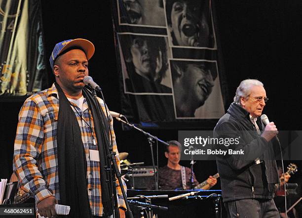 Danny Aiello and Hasan attend NYCFab50 Presents America Celebrates The Beatles at Town Hall on February 8, 2014 in New York City.