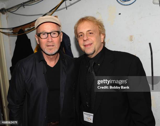 Marshall Crenshaw and Charles Rosenay attend NYCFab50 Presents America Celebrates The Beatles at Town Hall on February 8, 2014 in New York City.