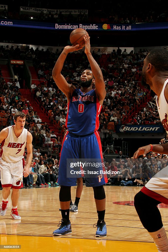 Detroit Pistons v Miami Heat