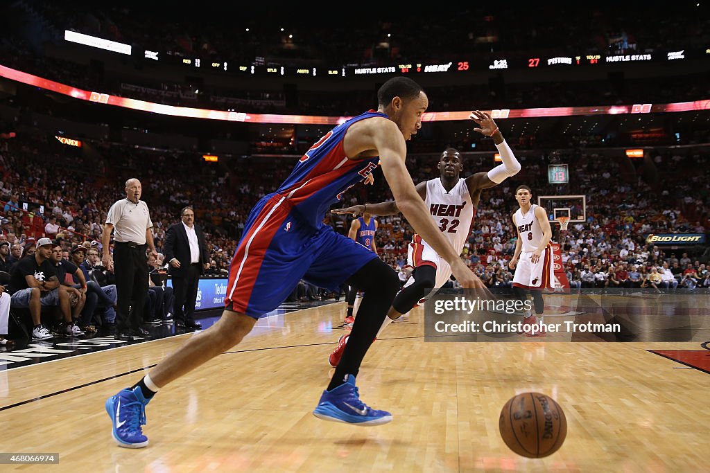 Detroit Pistons v Miami Heat