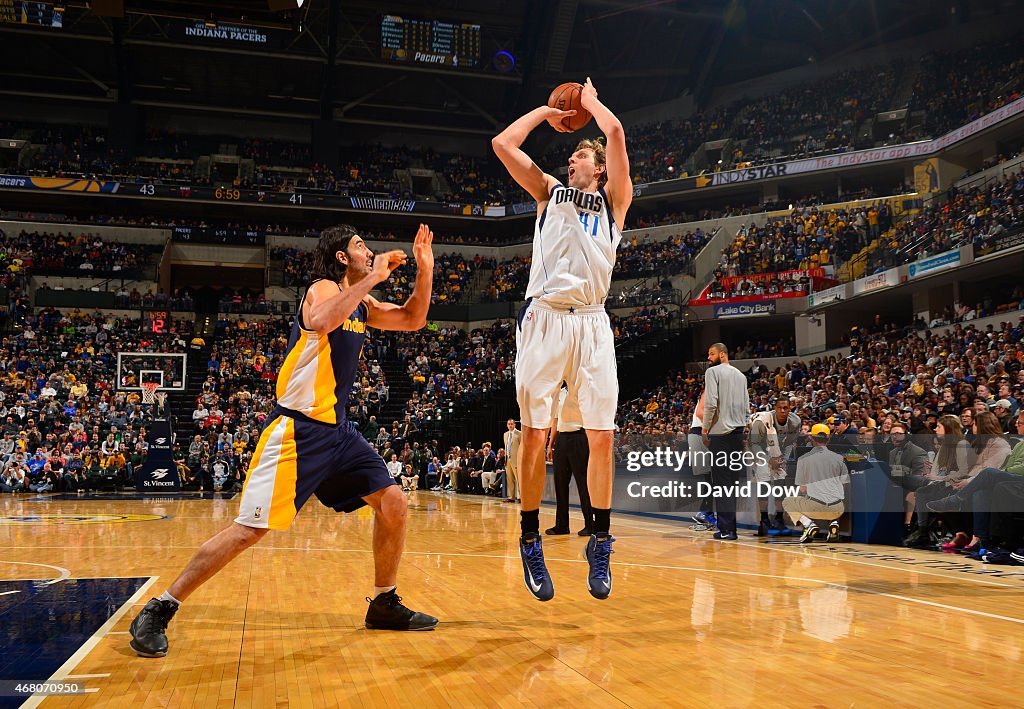 Dallas Mavericks v Indiana Pacers