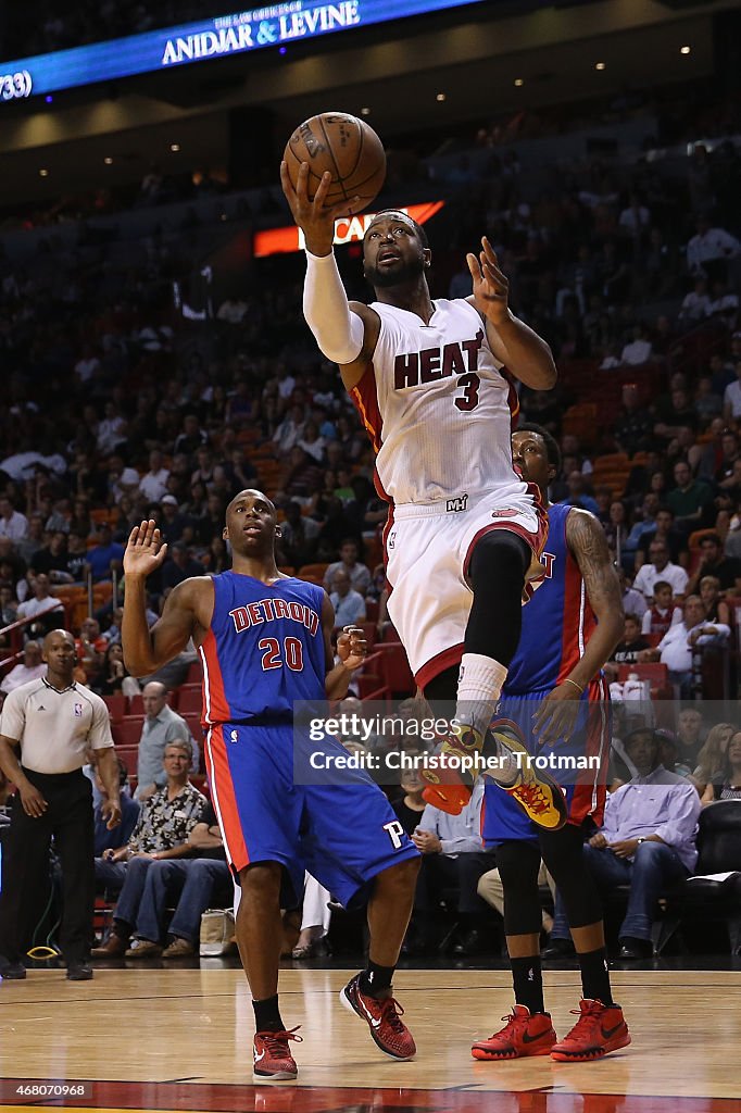 Detroit Pistons v Miami Heat