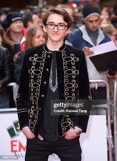 Isaac Hempstead-Wright attends the Jameson Empire Awards 2015 at Grosvenor House, on March 29, 2015 in London, England.