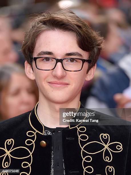 Isaac Hempstead-Wright attends the Jameson Empire Awards 2015 at Grosvenor House, on March 29, 2015 in London, England.