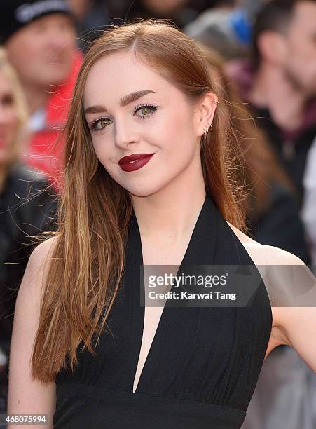 Louisa Connolly Burnham attends the Jameson Empire Awards 2015 at Grosvenor House, on March 29, 2015 in London, England.
