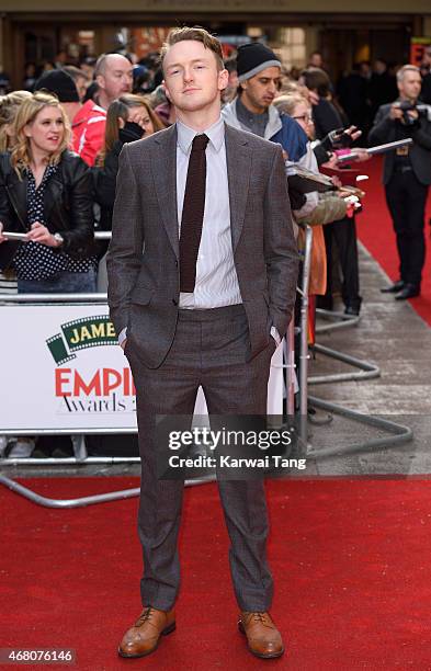 Joshua Hill attends the Jameson Empire Awards 2015 at Grosvenor House, on March 29, 2015 in London, England.