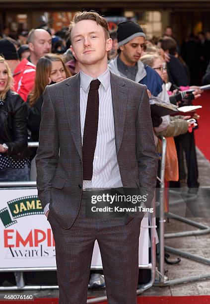 Joshua Hill attends the Jameson Empire Awards 2015 at Grosvenor House, on March 29, 2015 in London, England.