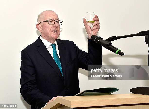 Irish Minister for Foreign Affairs and Trade Charles Flanagan attends the Edward M. Kennedy Institute for the U.S. Senate Opening Night Gala and...