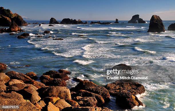 cannon beach - astoria oregon stockfoto's en -beelden