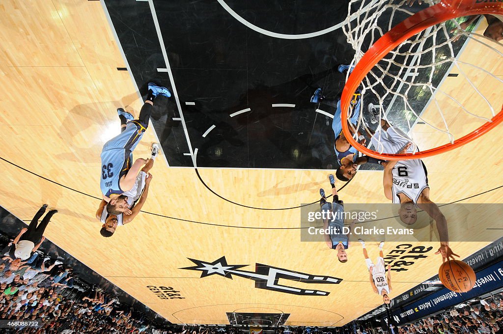 Memphis Grizzlies v San Antonio Spurs