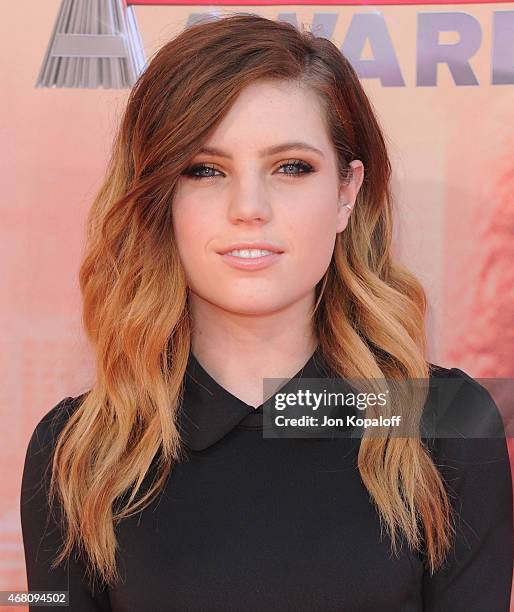 Singer Jamie Sierota of Echosmith arrives at the 2015 iHeartRadio Music Awards at The Shrine Auditorium on March 29, 2015 in Los Angeles, California.