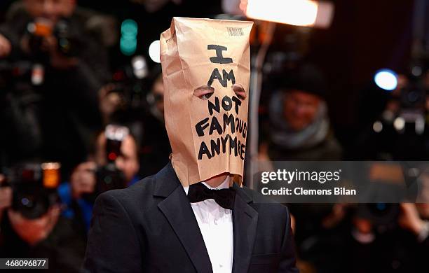 Shia LaBeouf attends the 'Nymphomaniac Volume I ' premiere during 64th Berlinale International Film Festival at Berlinale Palast on February 9, 2014...