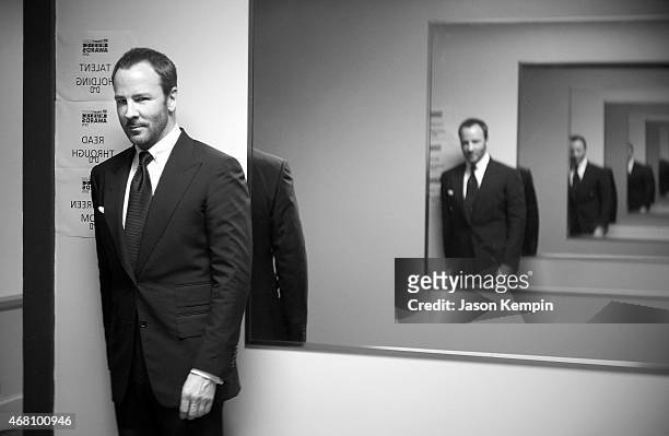 Fashion Designer Tom Ford attends the 2015 iHeartRadio Music Awards On NBC on March 29, 2015 in Los Angeles, California.