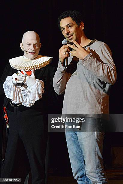 Actor Tomer Sisley attends the Concert Cirque In Benefit Of 'Cameleon' Abused Children Care Association At Circus School ENACR Of Rosny Sous Bois on...