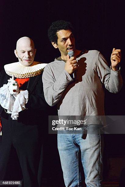 Actor Tomer Sisley attends the Concert Cirque In Benefit Of 'Cameleon' Abused Children Care Association At Circus School ENACR Of Rosny Sous Bois on...