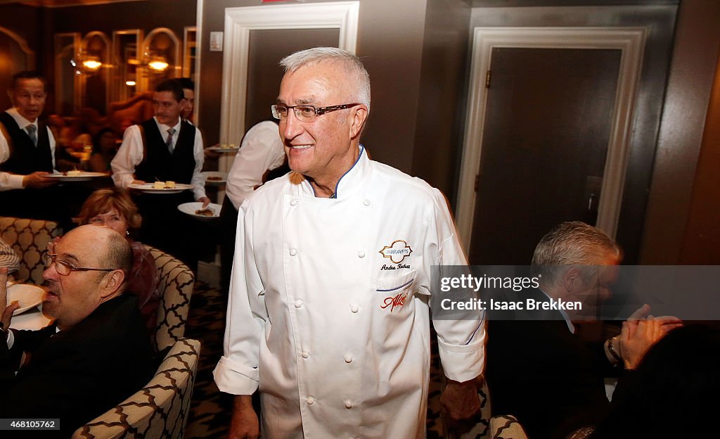 Renowned Chefs Honor Andre Rochat For His 35th Anniversary In Las Vegas