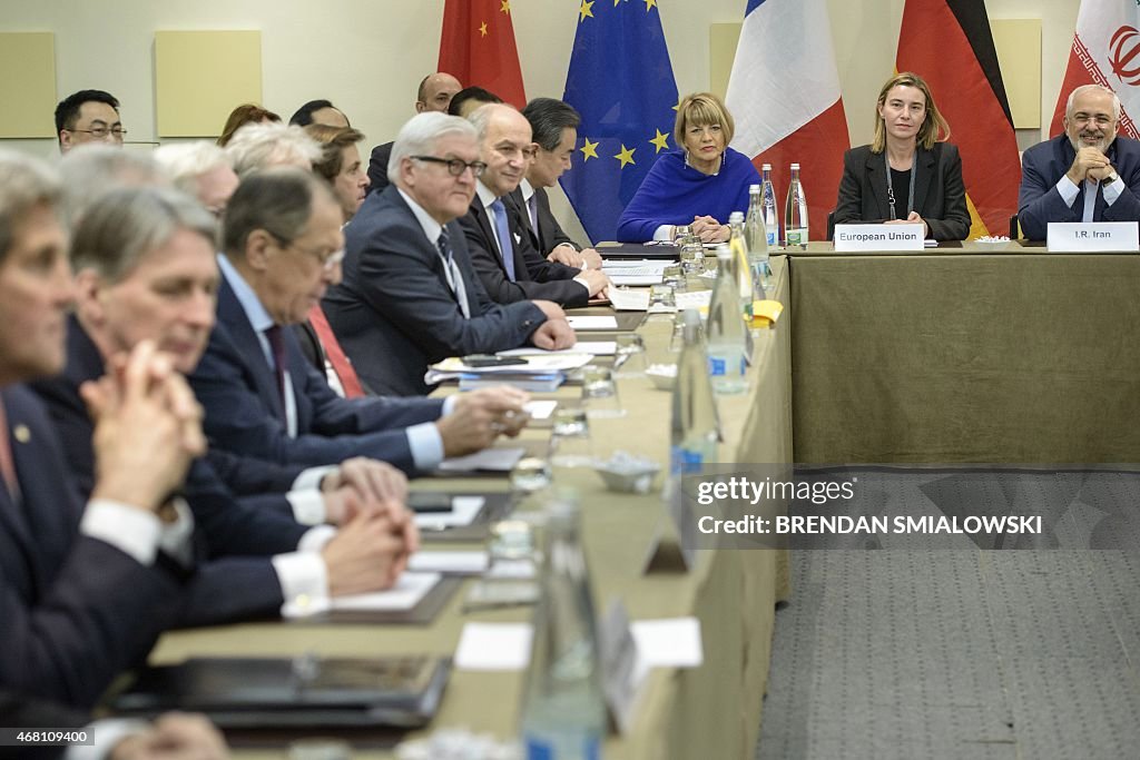 SWITZERLAND-US-UK-EU-GERMANY-RUSSIA-FRANCE-IRAN-NUCLEAR-TALKS