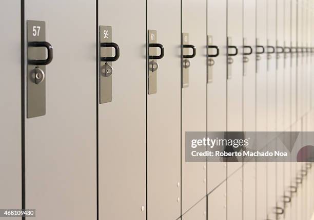 Lockers Roto Open Lockers In Locker Room Photos and Premium High Res Pictures ...