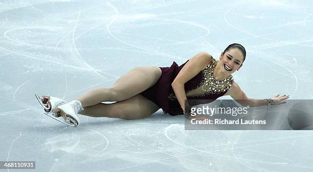 Sochi, Russia - February 9 - SSOLY-At the Winter Olympics in Sochi, the finals of the team figure skating competition was held at the Iceberg. In the...