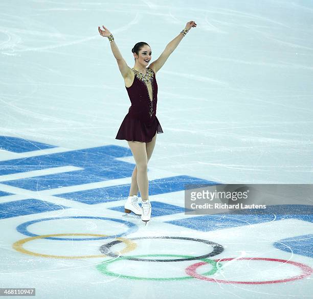 Sochi, Russia - February 9 - SSOLY-At the Winter Olympics in Sochi, the finals of the team figure skating competition was held at the Iceberg. In the...