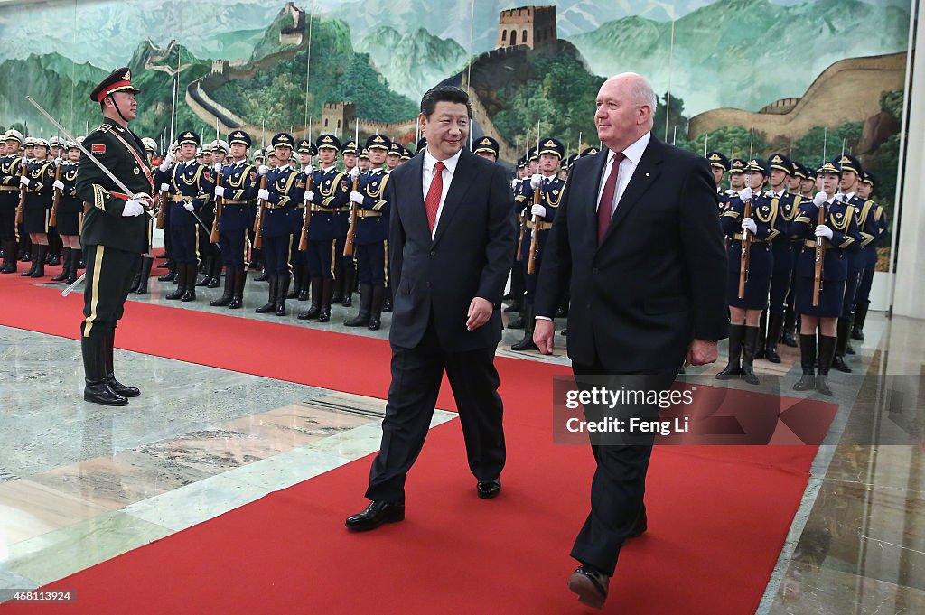 President Xi Jinping Meets Visiting Australian General Governor Peter Cosgrove