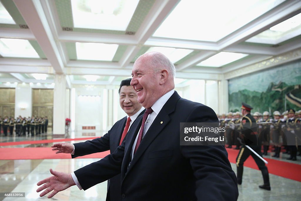 President Xi Jinping Meets Visiting Australian General Governor Peter Cosgrove