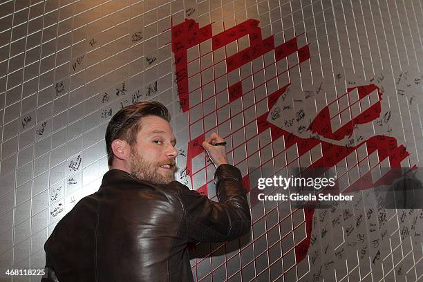 Ken Duken attends the AUDI Lounge at the Marlene Dietrich Platz during day 4 of the Berlinale International Film Festival on on February 9, 2014 in...