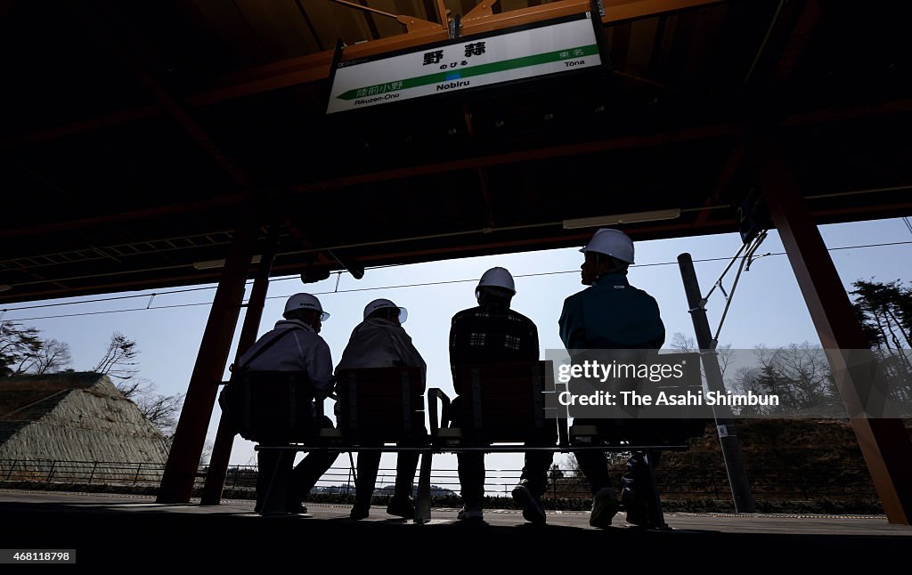 Tsunami-Hit JR Senseki Line Nearing Full Operations in Miyagi