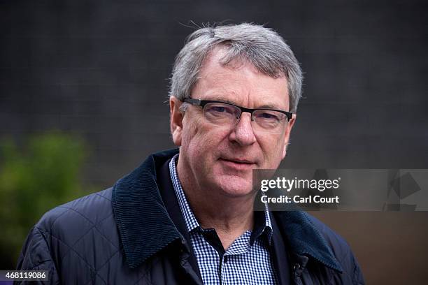 Lynton Crosby, the Conservative Party election campaign consultant, walks through Downing Street on March 30, 2015 in London, England. Campaigning in...