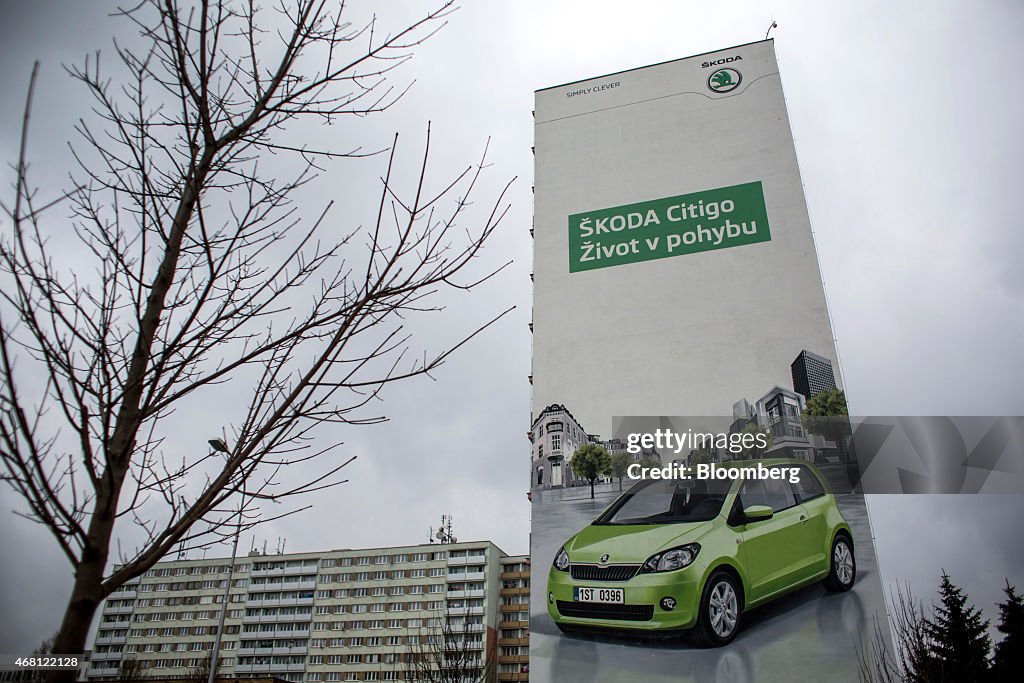 Automobile Manufacture At Volkswagen AG's Skoda Auto AS Plant