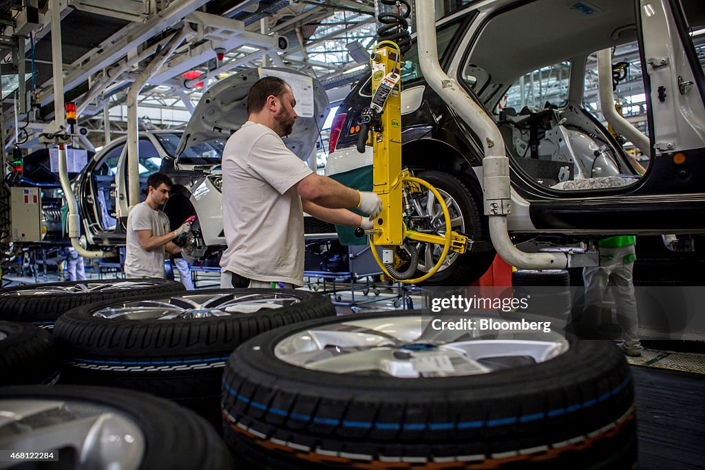 Automobile Manufacture At Volkswagen AG's Skoda Auto AS Plant