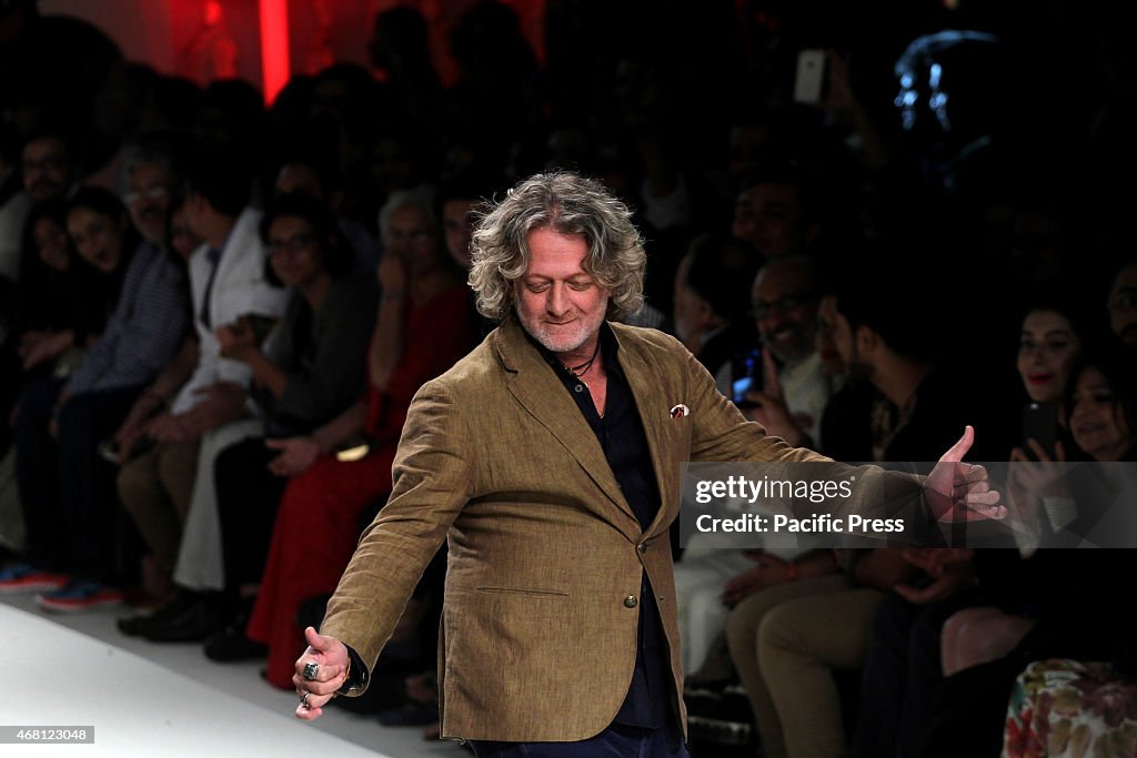 Indian Fashion designer Rohit Bal during the Last Day of...