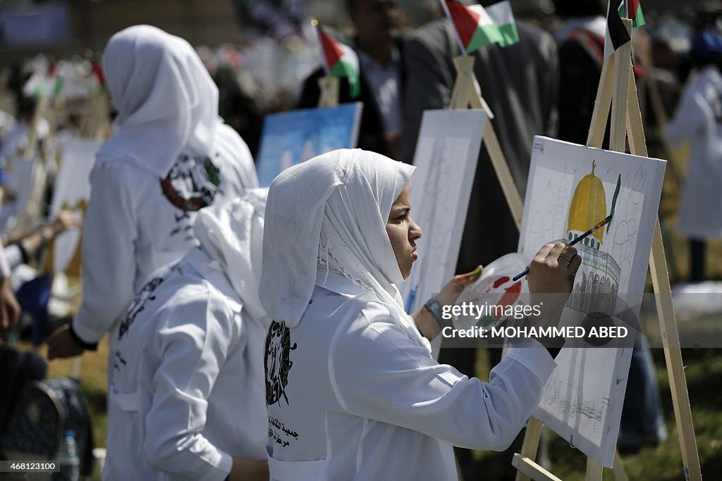 PALESTINIAN-ISRAEL-CONFLICT-LAND DAY