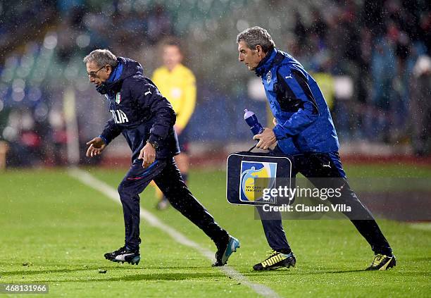 Doctor of Italy Enrico Castellacci during the Euro 2016 Qualifier match between Bulgaria and Italy at Vasil Levski National Stadium on March 28, 2015...
