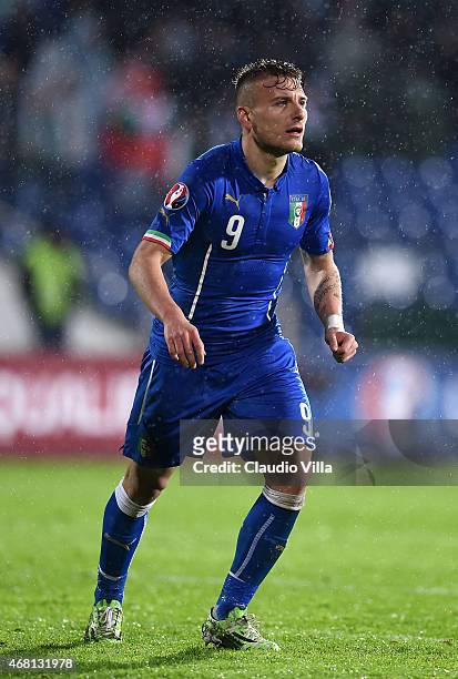Ciro Immobile of Italy during the Euro 2016 Qualifier match between Bulgaria and Italy at Vasil Levski National Stadium on March 28, 2015 in Sofia,...