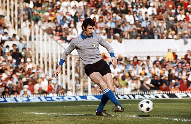 Italy Goalkeeper Dino Zoff in action during an International match circa 1976, Zoff won over 100 full caps and is the oldest player ever to have won...