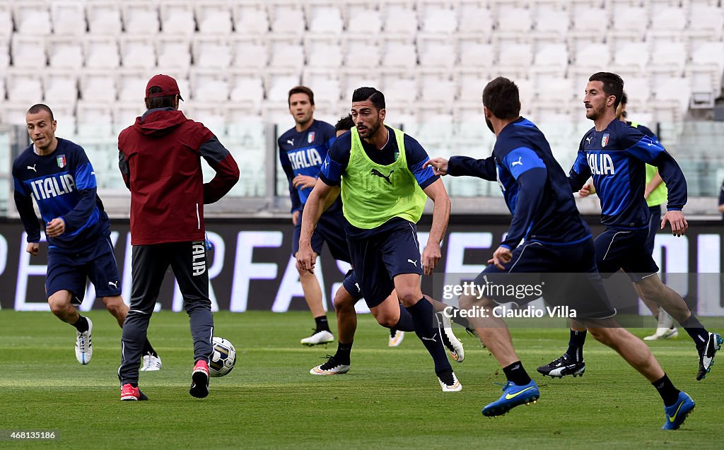 Italy Training Session And Press Conference