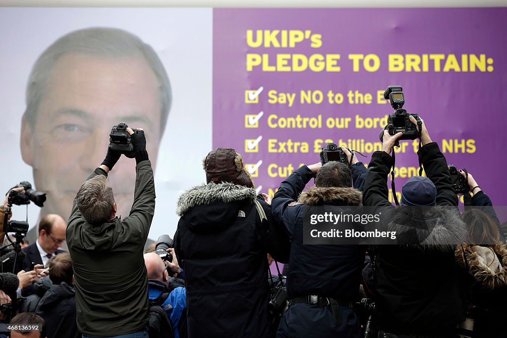 UKIP Leader Nigel Farage Speaks As U.K. Parliament Dissolved