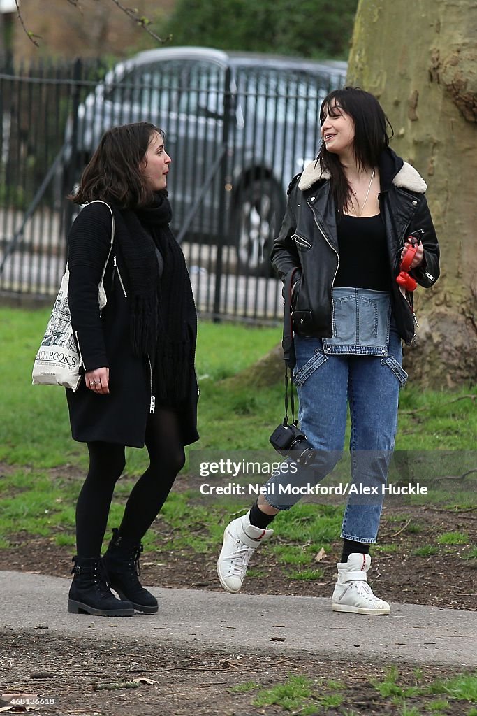 London Celebrity Sightings -  March 30, 2015