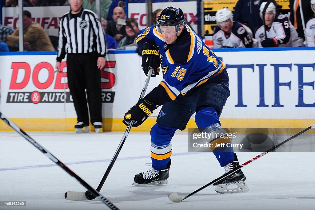 Columbus Blue Jackets v St. Louis Blues