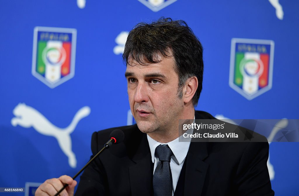 Italy Training Session And Press Conference